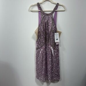 Sherri Hill Lilac Dress Size 14